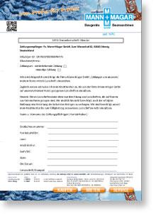 Einverständnis zum elek. Rechnungsversand